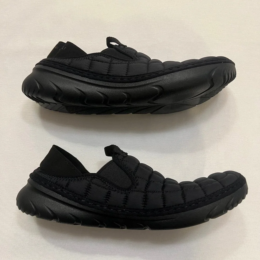 Merrell Hut Moc Black Quilted Slip On Gorpcore Camp Shoes Men's Size 9